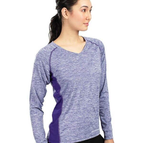 Women's Electrify CoolCore® Long Sleeve V-Neck T-Shirt Thumbnail