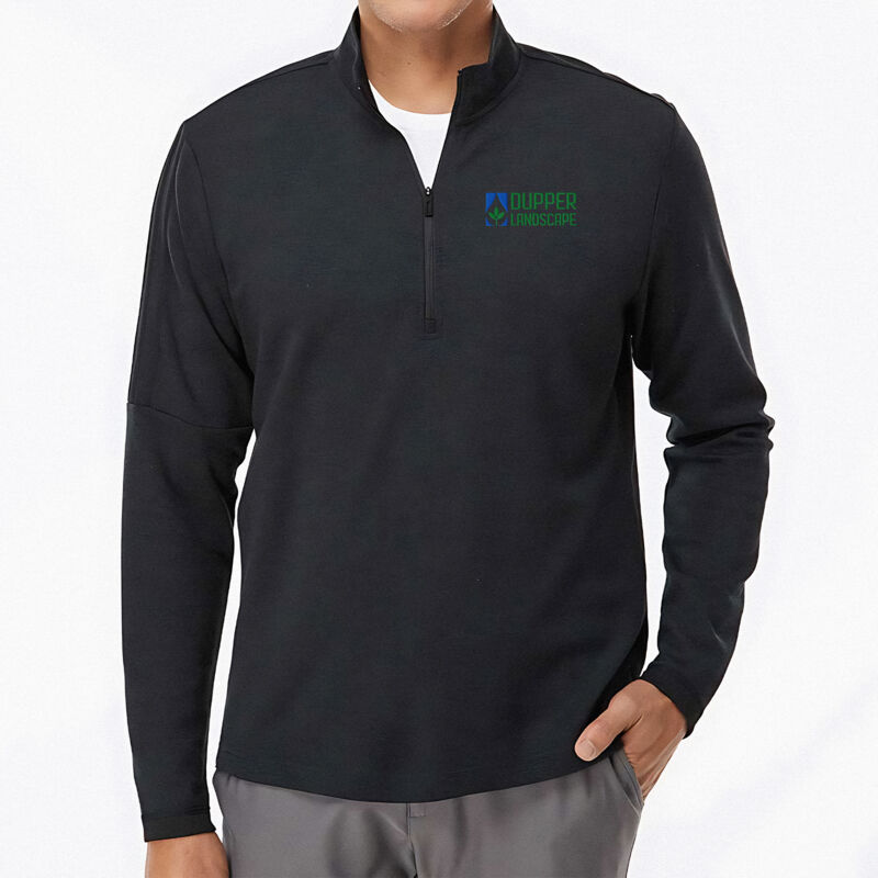   - Men's 3-Stripe Quarter-Zip Sweater Pullover Thumbnail