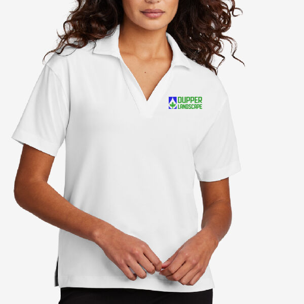   - Women's Stretch Jersey Polo Thumbnail