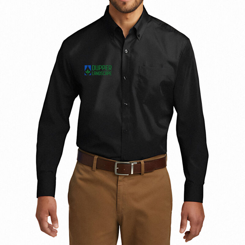   - Long Sleeve Carefree Poplin Shirt Thumbnail
